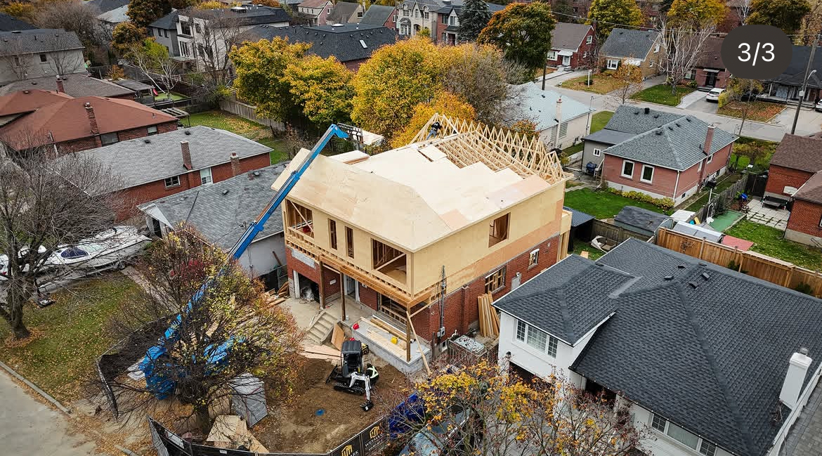 Project Allingham - 2nd Storey Addition - North York - RJ Framing project