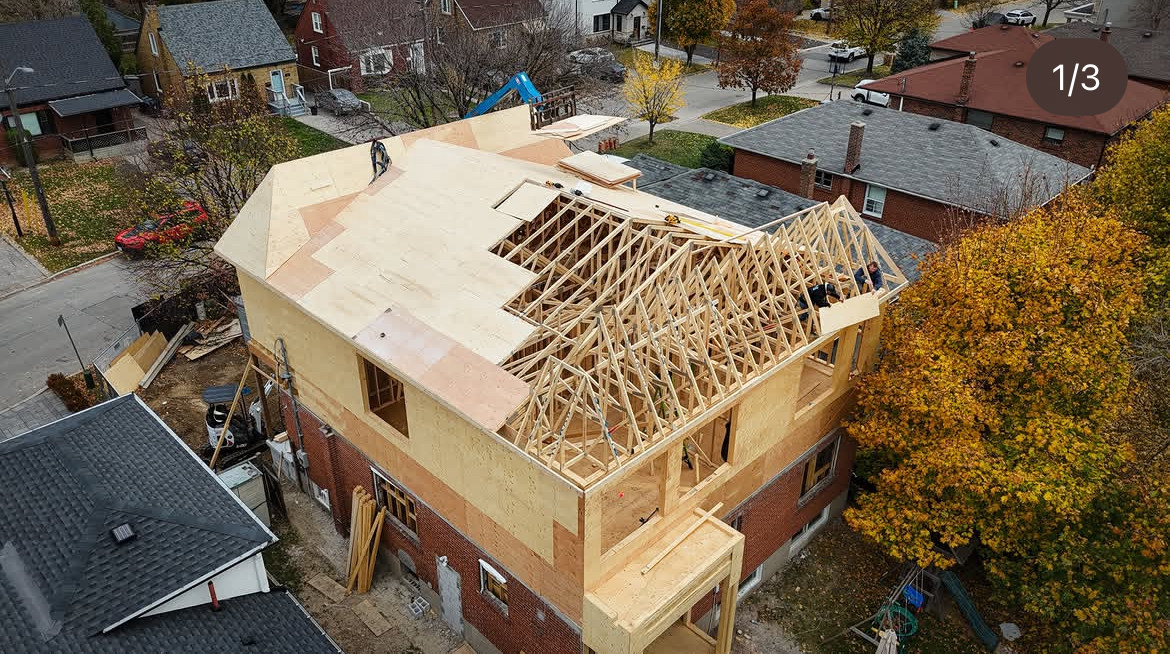 Project Allingham - Addition - North York - RJ Framing project